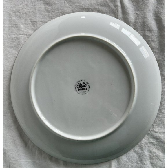 Vintage Royal Prestige 4953 Elegant  “rose Crest” (1) 10  1/4” Dinner Plate - Picture 3 of 11